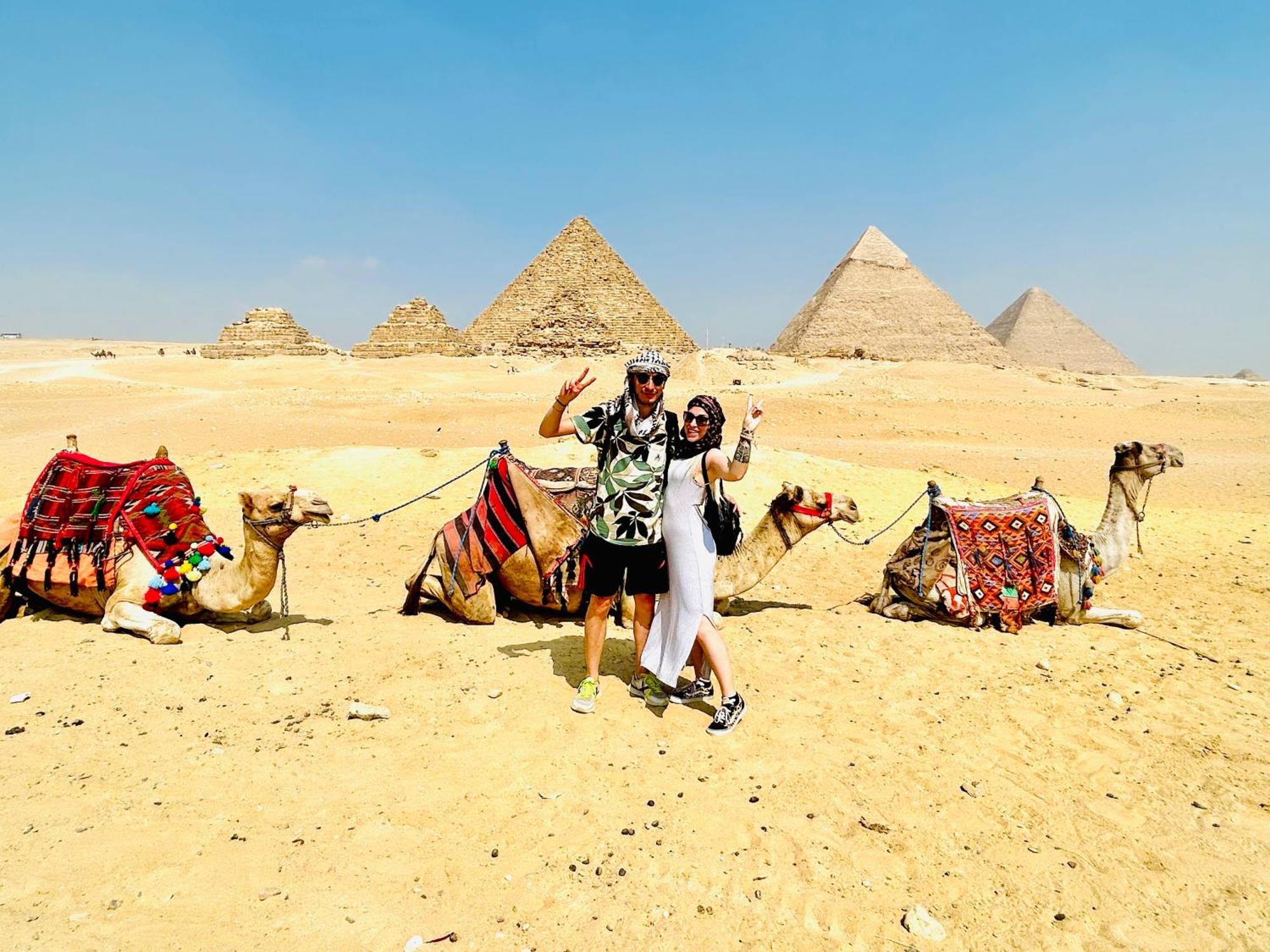 Global Pyramids View Inn Kafrat al Jabal Екстер'єр фото